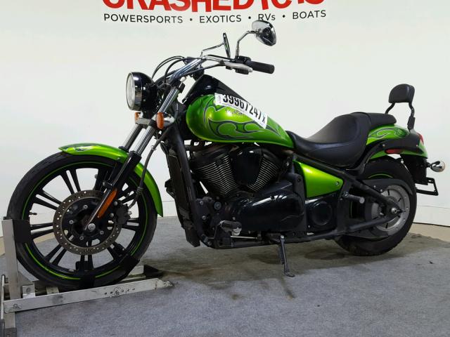 JKAVN2C12EA058727 - 2014 KAWASAKI VN900 C GREEN photo 4