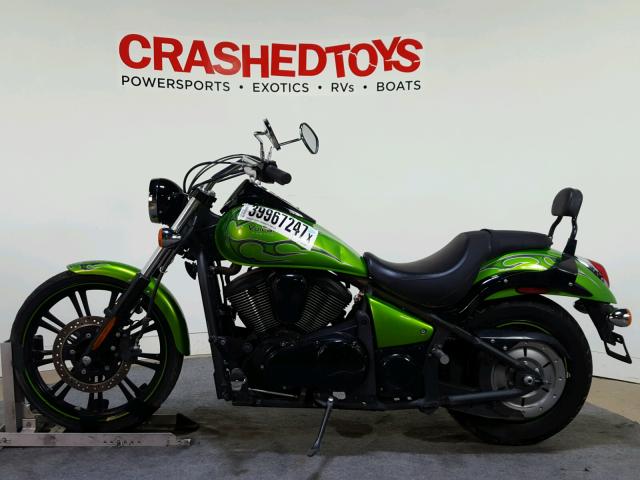 JKAVN2C12EA058727 - 2014 KAWASAKI VN900 C GREEN photo 5