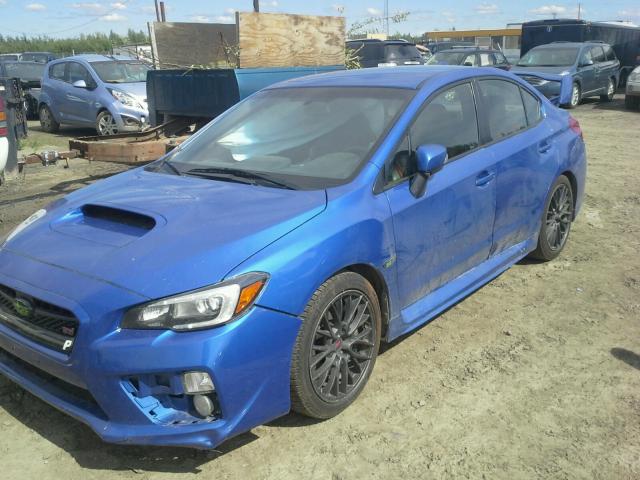 JF1VA2V61G9822328 - 2016 SUBARU WRX STI BLUE photo 2