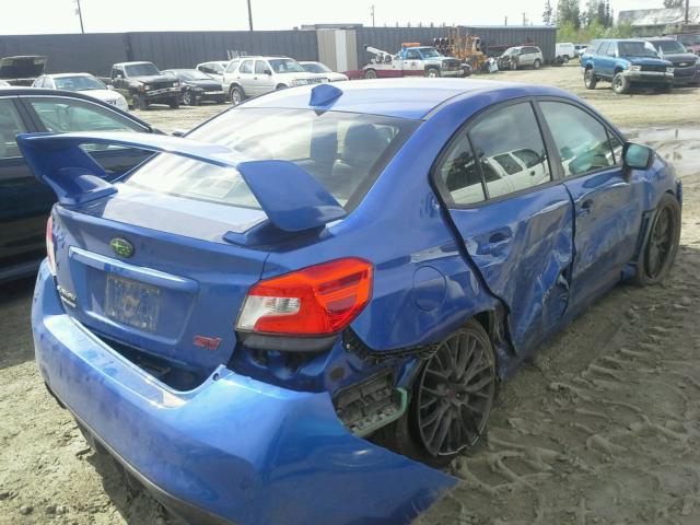 JF1VA2V61G9822328 - 2016 SUBARU WRX STI BLUE photo 4