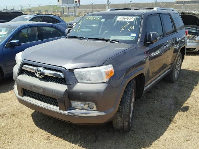 JTEZU5JR1C5043786 - 2012 TOYOTA 4RUNNER CHARCOAL photo 1