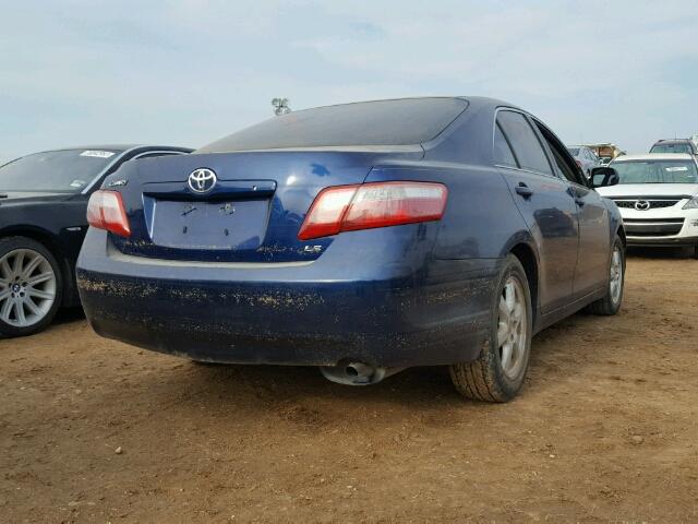 4T1BE46K39U281836 - 2009 TOYOTA CAMRY BASE BLUE photo 4