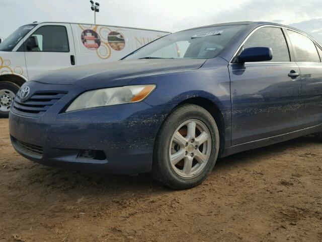 4T1BE46K39U281836 - 2009 TOYOTA CAMRY BASE BLUE photo 9