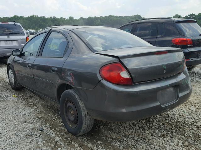 1P3ES46CX1D185578 - 2001 PLYMOUTH NEON BASE 灰色 照片 3