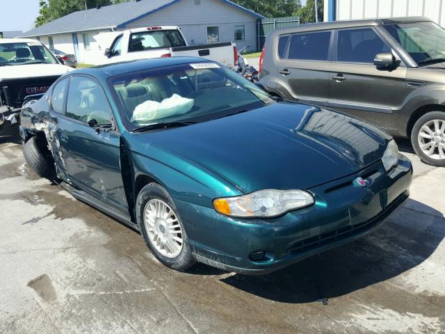 2G1WW12E8Y9338036 - 2000 CHEVROLET MONTE CARL 绿色 照片 1