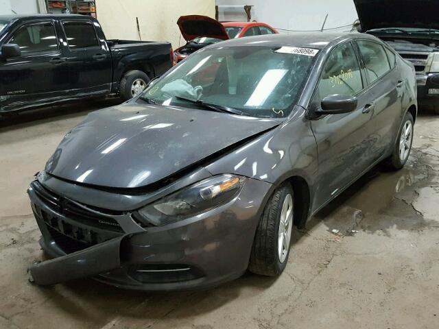 1C3CDFBB0FD279300 - 2015 DODGE DART SXT GRAY photo 2