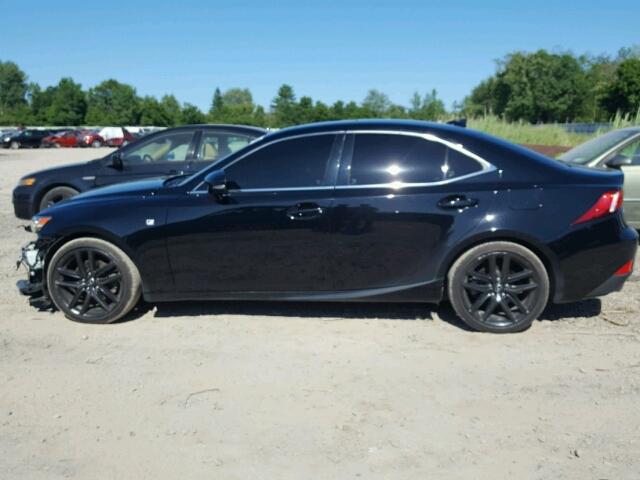 JTHCF1D25E5001148 - 2014 LEXUS IS 250 BLACK photo 9