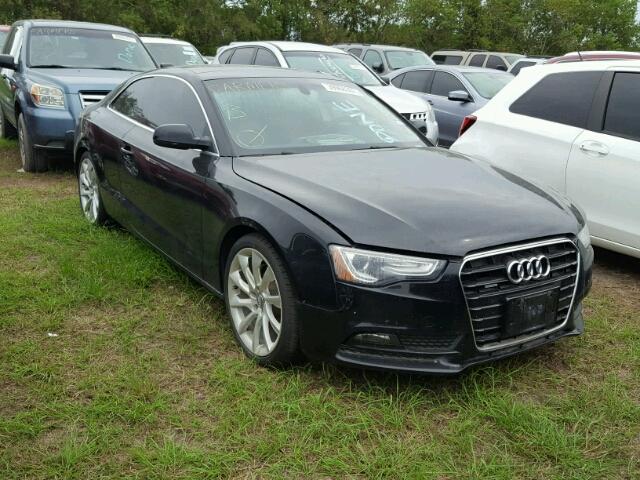 WAULFAFR9EA020818 - 2014 AUDI A5 BLACK photo 1