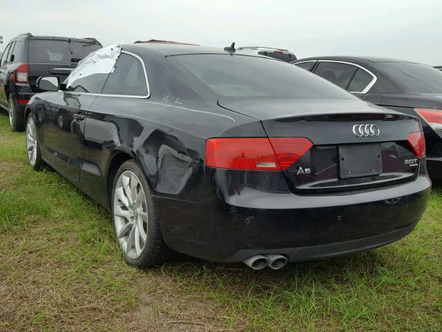 WAULFAFR9EA020818 - 2014 AUDI A5 BLACK photo 3