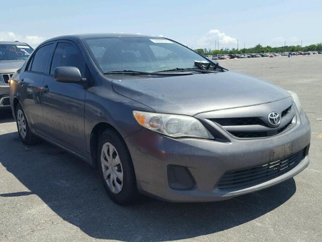 5YFBU4EE9CP061625 - 2012 TOYOTA COROLLA BA GRAY photo 1