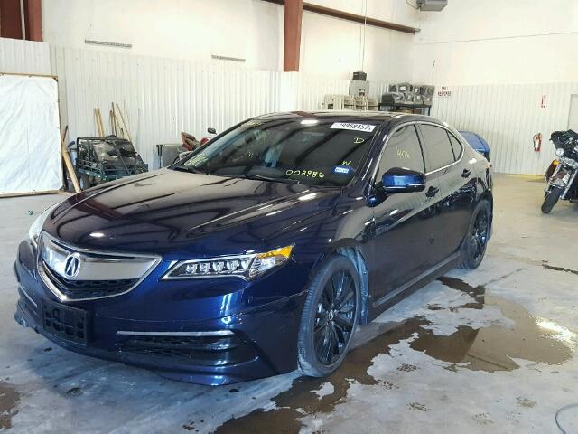 19UUB1F56HA008986 - 2017 ACURA TLX TECH BLUE photo 2