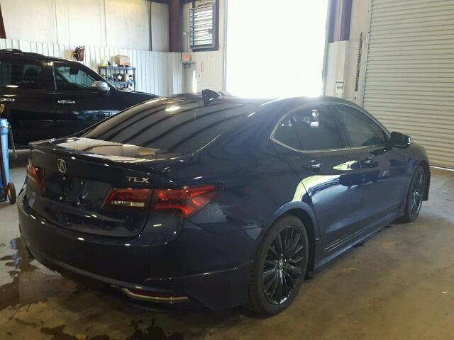19UUB1F56HA008986 - 2017 ACURA TLX TECH BLUE photo 4