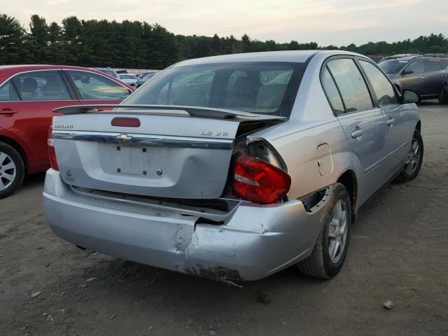 1G1ZT54815F328357 - 2005 CHEVROLET MALIBU LS Gümüş foto 4