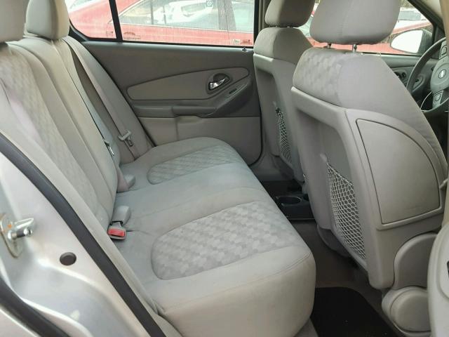 1G1ZT54815F328357 - 2005 CHEVROLET MALIBU LS Gümüş foto 6