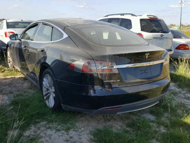 5YJSA1E12FF115531 - 2015 TESLA MODEL S BLACK photo 3