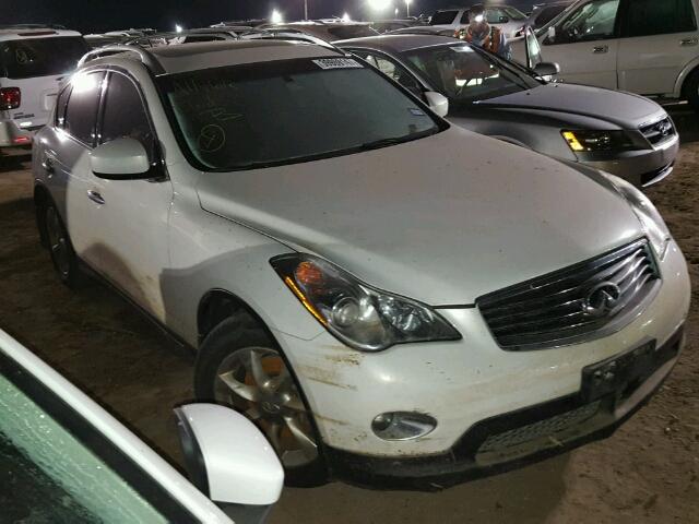 JNKAJ09E68M303562 - 2008 INFINITI EX35 WHITE photo 1