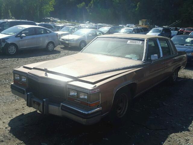 1G6DW51Y9J9707180 - 1988 CADILLAC BROUGHAM GOLD photo 2