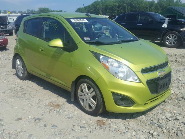 KL8CB6S97EC428037 - 2014 CHEVROLET SPARK LS GREEN photo 1