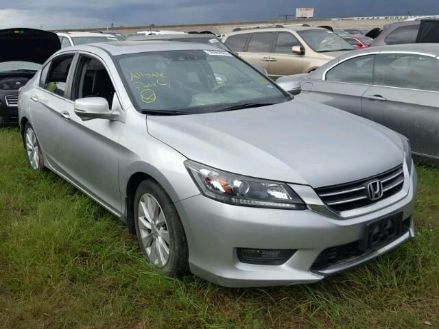 1HGCR2F86EA174590 - 2014 HONDA ACCORD SILVER photo 1