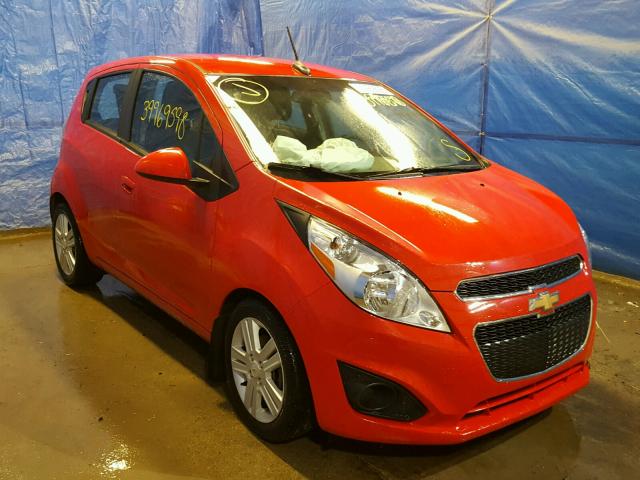 KL8CB6S99DC618906 - 2013 CHEVROLET SPARK LS RED photo 1