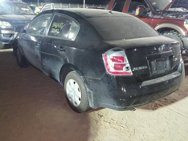 3N1AB61E17L673410 - 2007 NISSAN SENTRA 2.0 BLACK photo 3