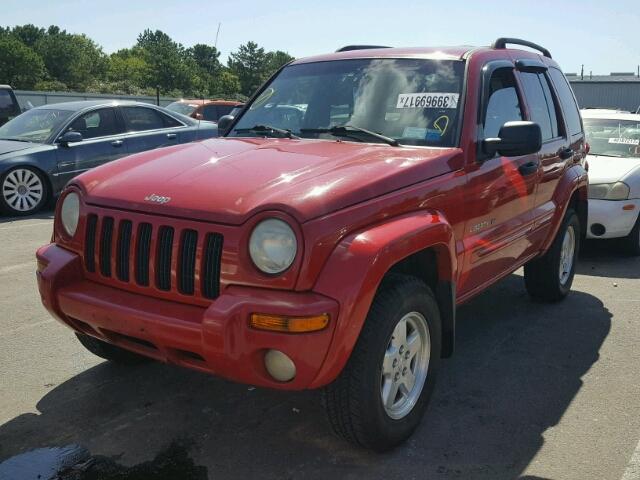 1J4GL58K62W239877 - 2002 JEEP LIBERTY LI RED photo 2
