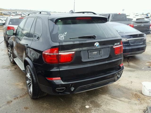 5UXZV8C57BL421423 - 2011 BMW X5 BLACK photo 3