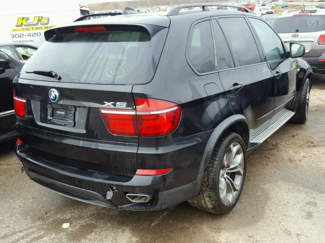 5UXZV8C57BL421423 - 2011 BMW X5 BLACK photo 4