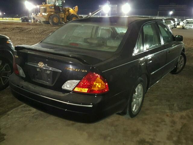 4T1BF28B71U189471 - 2001 TOYOTA AVALON BLACK photo 4