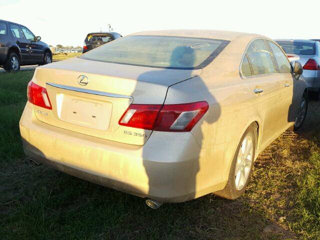 JTHBJ46G572073217 - 2007 LEXUS ES 350 TAN photo 4