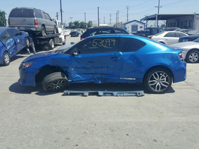 JTKJF5C75FJ010821 - 2015 TOYOTA SCION TC 蓝色 照片 10
