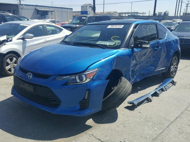 JTKJF5C75FJ010821 - 2015 TOYOTA SCION TC 蓝色 照片 2