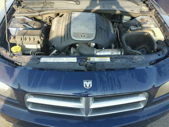 2B3LA53H26H439683 - 2006 DODGE CHARGER R/ BLUE photo 7