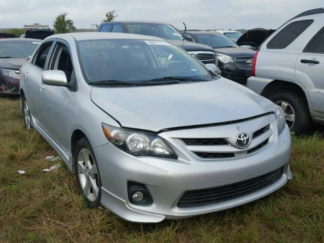 5YFBU4EE1DP123598 - 2013 TOYOTA COROLLA SILVER photo 1