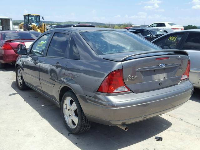 1FAFP38373W293182 - 2003 FORD FOCUS ZTS GRAY photo 3