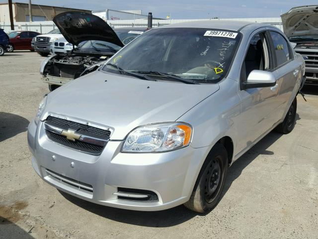 KL1TD5DE1BB181077 - 2011 CHEVROLET AVEO LS 银色 照片 2