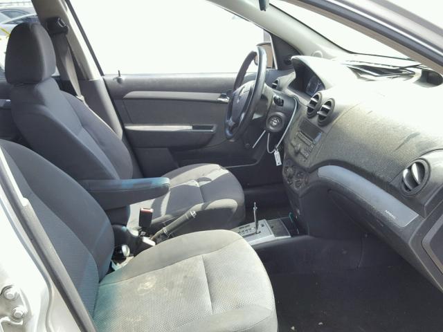 KL1TD5DE1BB181077 - 2011 CHEVROLET AVEO LS 银色 照片 5