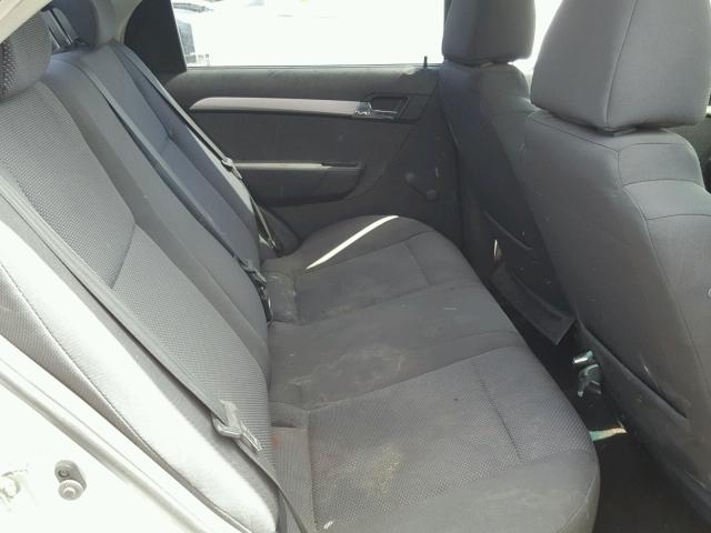 KL1TD5DE1BB181077 - 2011 CHEVROLET AVEO LS 银色 照片 6