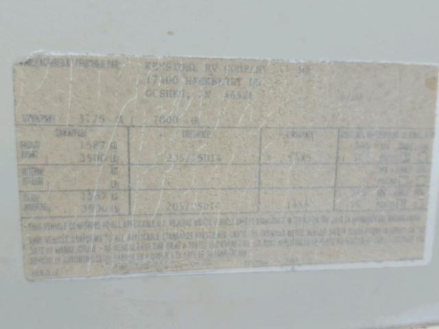 4YDT2802435904834 - 2003 OUTB TRAVEL TRL TAN photo 10