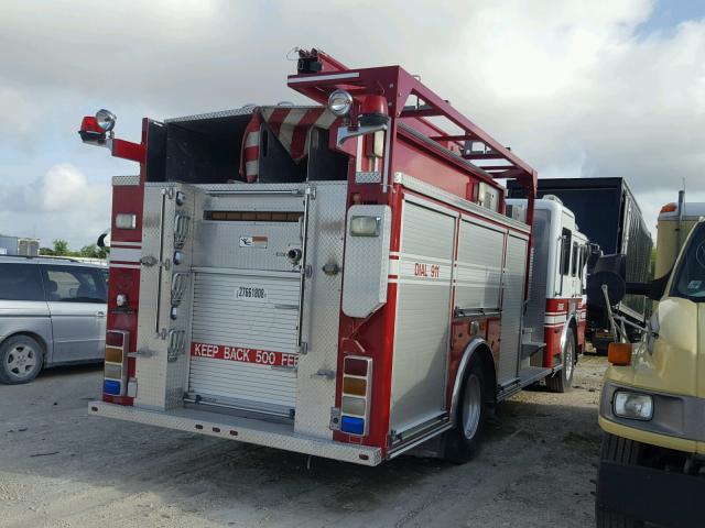 4Z3AAACG25RN98373 - 2005 AMERICAN LA FRANCE EAGLE FIRE RED photo 4