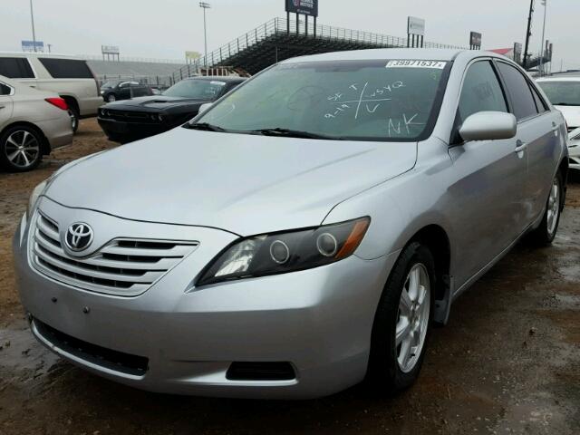 4T1BE46K57U009821 - 2007 TOYOTA CAMRY NEW SILVER photo 2