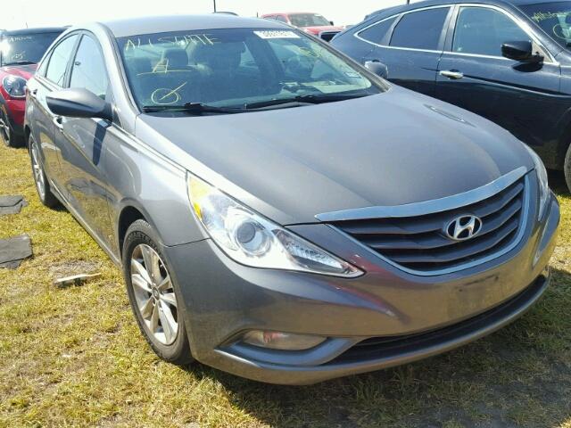 5NPEB4AC7DH558212 - 2013 HYUNDAI SONATA SILVER photo 1