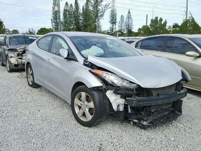 KMHDH4AE8CU305153 - 2012 HYUNDAI ELANTRA GL SILVER photo 1