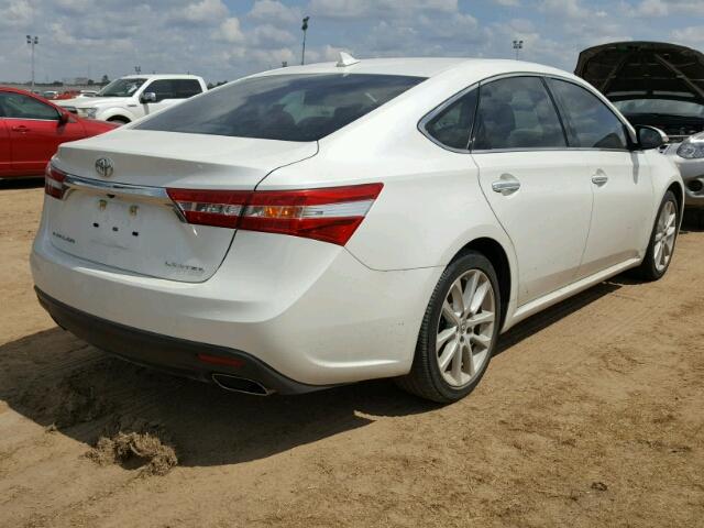 4T1BK1EB7EU097860 - 2014 TOYOTA AVALON BAS WHITE photo 4