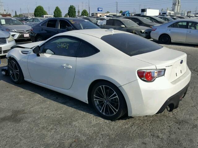 JF1ZCAB15F9606088 - 2015 SUBARU BRZ 2.0 PR WHITE photo 3