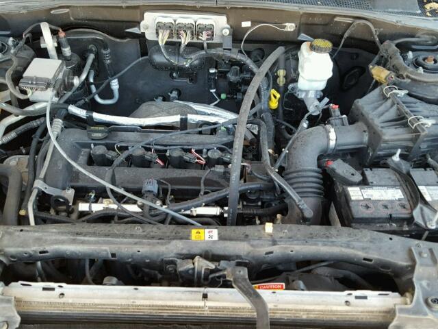 4M2YU56Z26KJ13224 - 2006 MERCURY MARINER BLACK photo 7