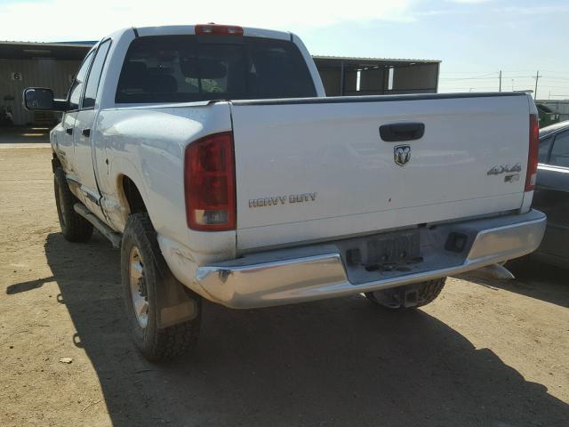 3D7KS28C36G178329 - 2006 DODGE RAM 2500 S WHITE photo 3