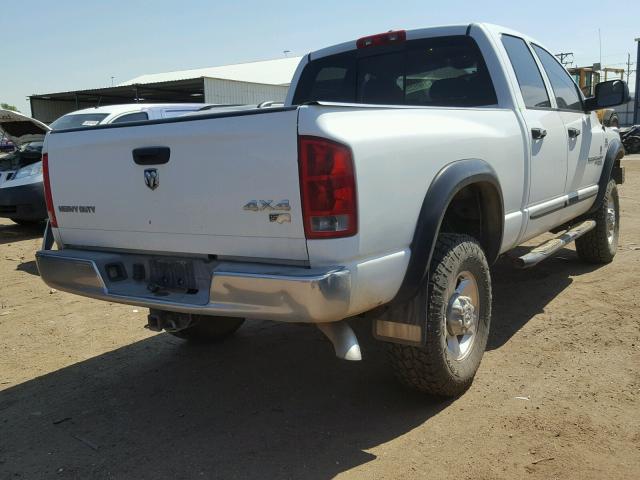 3D7KS28C36G178329 - 2006 DODGE RAM 2500 S WHITE photo 4