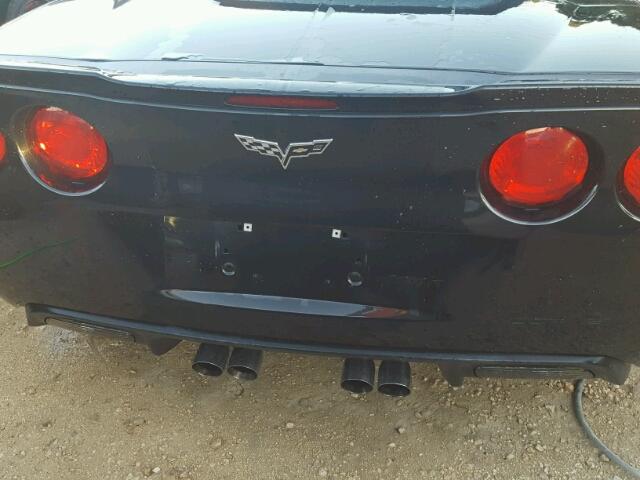 1G1YG3DW5C5104689 - 2012 CHEVROLET CORVETTE BLACK photo 9