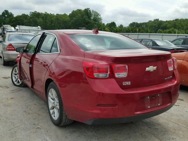 1G11D5RR1DF104127 - 2013 CHEVROLET MALIBU 1LT მუქწითელი ფოტო 3
